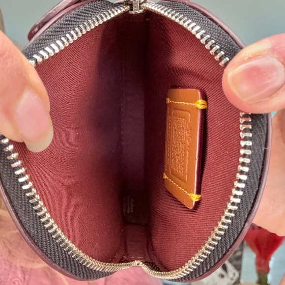 COACH x The Wizard of Oz Ruby Slippers Round Coin Case, - Picture 7 of 14